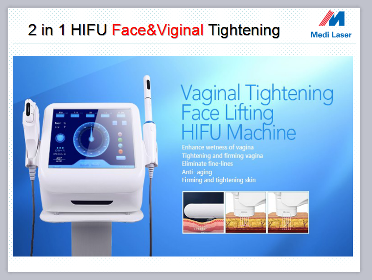 2 in 1 HIFU face &viginal Tightening Machine