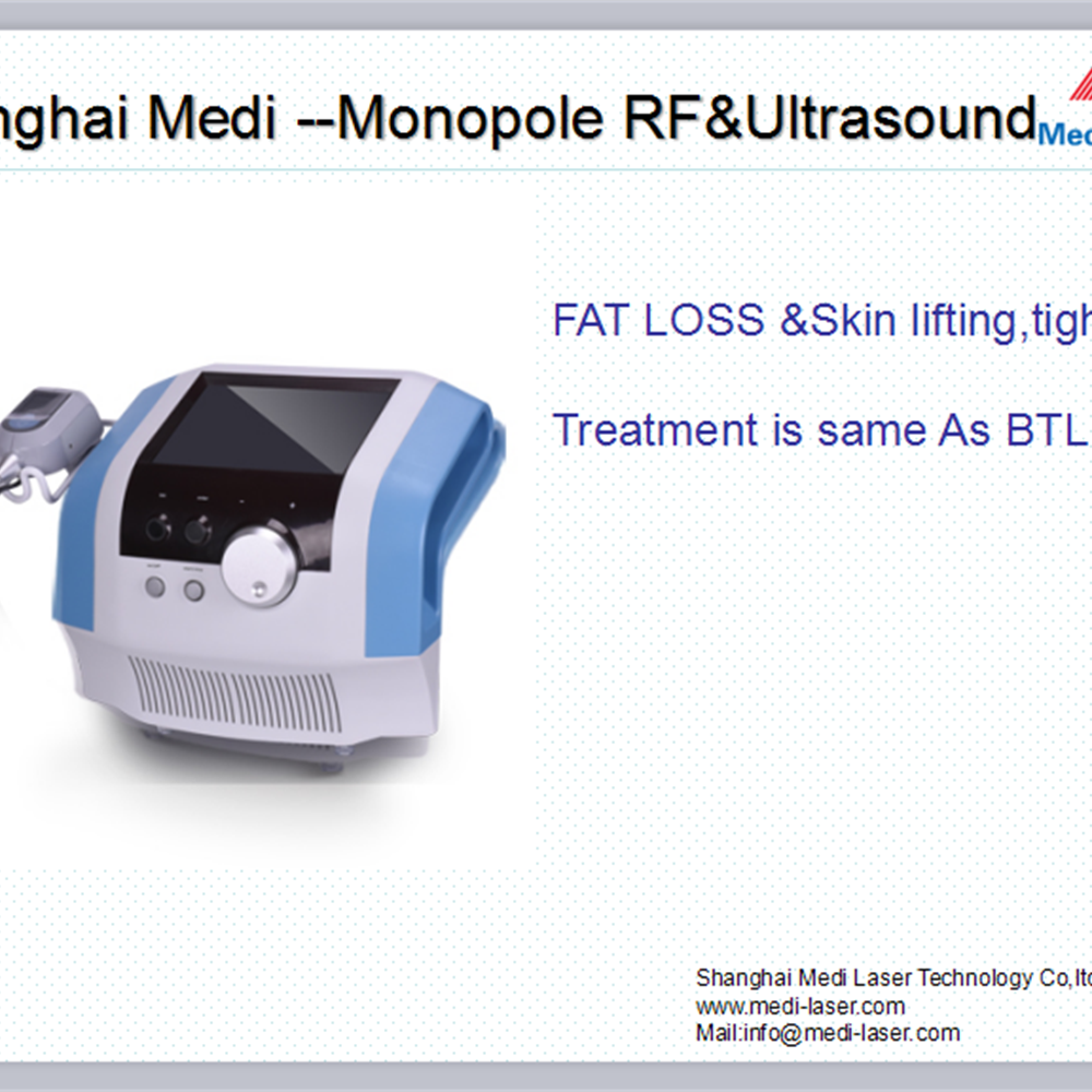 Monopole RF&Ultrasound Fat loss&skin lifting