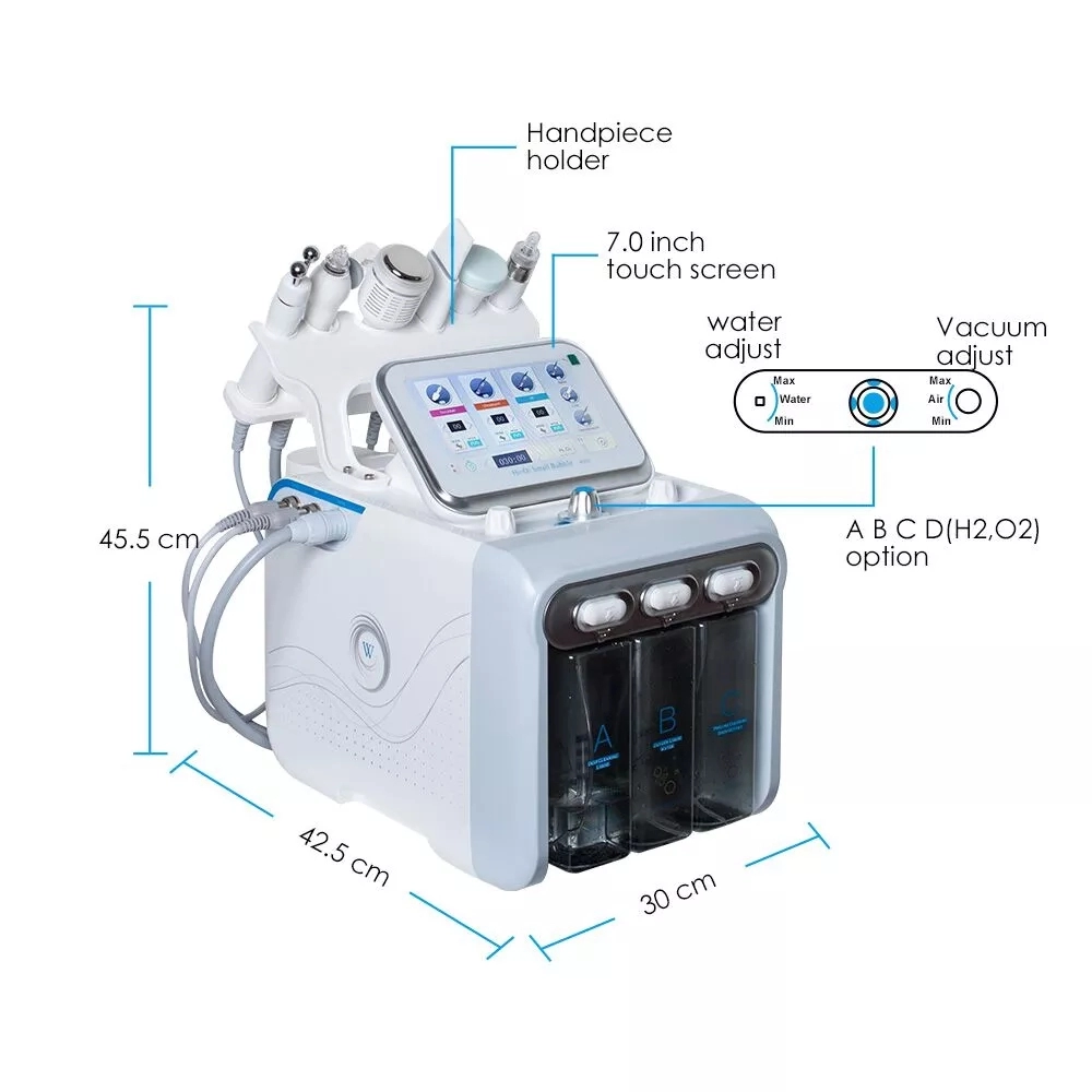 6 in 1 Hydra facial cleaning machine